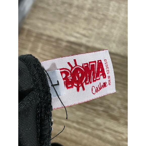 ROMA Men’s Warrior Costume 6166 Small Black Grey Mesh Dark Realm Warrior - Picture 9 of 15